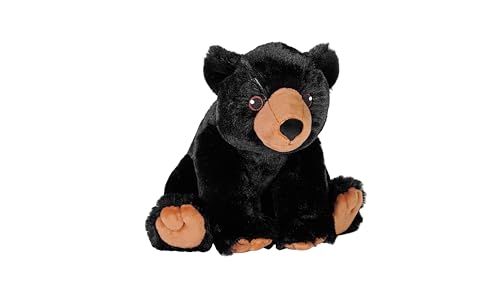 Wild Republic Cuddlekins Eco Schwarzbär, Kuscheltier, 30 cm, Plüschtier, Füllung besteht aus gesponnenen recycelten Wasserflaschen, umweltfreundlich von WILD REPUBLIC