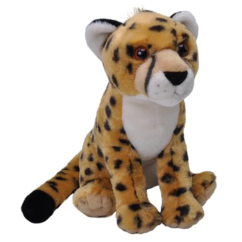 Wild Republic Cuddlekins Gepard, Stofftier, Baby-Geschenk für Mädchen und Jungen, Kinder Plüschtier, Kuscheltier Für Babys, Spielzeug aus Recyclingmaterial, 30 cm von WILD REPUBLIC