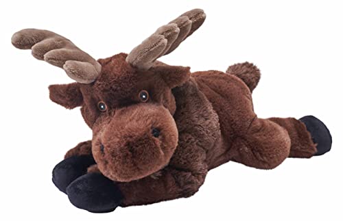 Wild Republic Ecokins Elch, Kuscheltier aus Stoff, Nachhaltiges Spielzeug, Baby Geschenk zur Geburt von Jungen und Mädchen, Stofftier 30 cm von WILD REPUBLIC