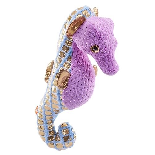 Wild Republic Foilkins Lila Seepferdchen, Stofftier, 30 cm, Geschenk für Kinder, Plüschtier, Füllung aus gesponnenen recycelten Wasserflaschen, Violetter Seepferd von WILD REPUBLIC