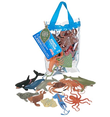 Wild Republic Green Polybag Aquatisch, Spielfiguren, Bildungsspielzeug, Umweltfreundlich von WILD REPUBLIC