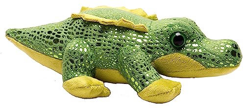 Wild Republic Hug'ems Plüschtier, Kuscheltier, Alligator 18cm von WILD REPUBLIC