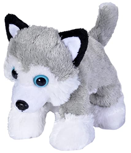 Wild Republic Hug'ems Plüschtier, Kuscheltier, Hund Husky 18cm von Wild Republic