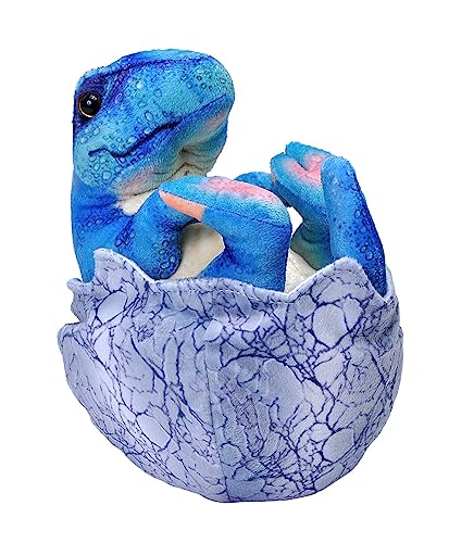 Wild Republic Dinosaur IV Baby Egg T-Rex, Dinosaurier, Mädchen und Jungs Geschenk, Schmusetier für Babys, Nachhaltiges Kuscheltier mit Einer Füllung aus recycelten Wasserflaschen, 20 cm von WILD REPUBLIC