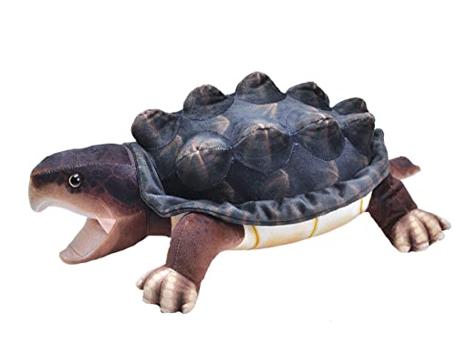 Wild Republic Living Stream Schildkröte, Stofftier aus Plüsch, Füllung und Stoff aus recycelten Wasserflaschen, Kuscheltier für Erwachsene, Geschenkidee für Angler, 40 cm von WILD REPUBLIC