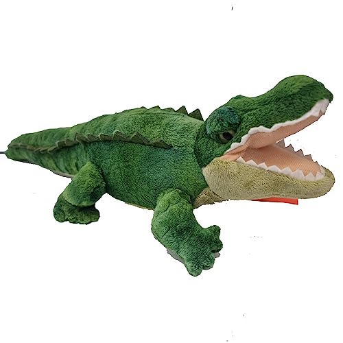 Wild Republic Plüsch Krokodil Alligator, Cuddlekins Kuscheltier, Plüschtier, 37cm von WILD REPUBLIC