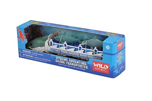 Wild Republic Transporter Aquatisch, Kinder Geschenke, Aquatisches Spielzeug, Xtreme Transport von Wild Republic