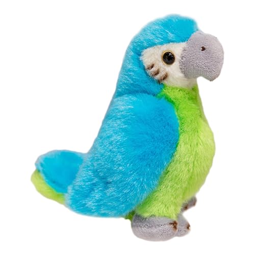 Realistic Stuffed Parrot Bird - Magnetic Decorative backle toy | lyfelike Plush Animal Figurine, Home and Office Ornament, Hanging Bird Decoration for Bedroom, Nursery, and Living Room Display von WildHarmony