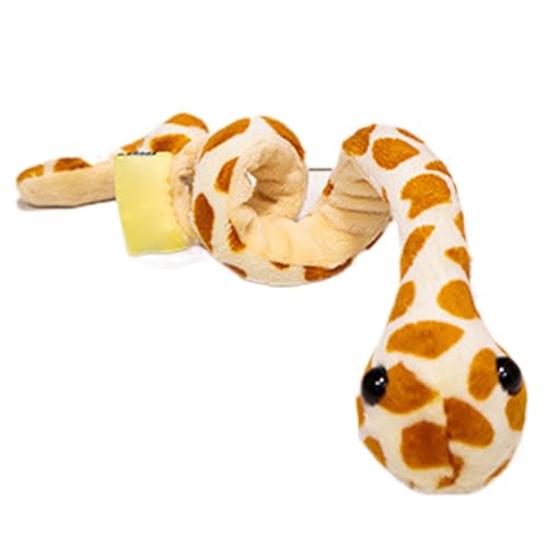 Realistic Stuffed Snake Plush – Soft Snake Wrist Wrap Toy For Kids & Adults | Snake Hairband, Curtain Tieback, Wrist Doll & Costume Accessory | Cute, Cuddly Reptile Plush For Playtime, Cosplay, Home von WildHarmony