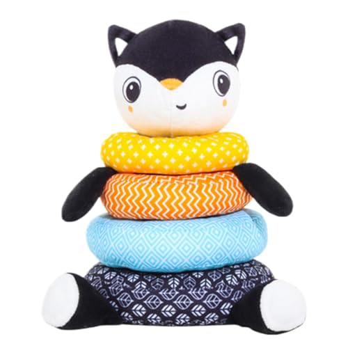 Stacking Toy - Soft Plush Animal Stacking Game for todlers | Early Educational Learning Toy, Developmental Activity Set, Motor Skills & Hand-Eye Coordination Builder for Boys & Girls von WildHarmony