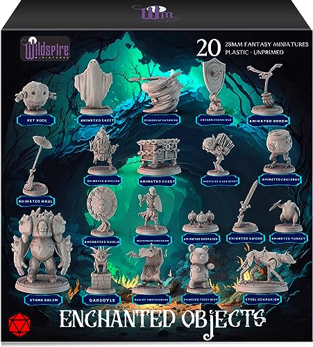 Wildspire Animierte Objekte Miniaturen für DND Dungeons and Dragons Miniaturen, Battlemage Charaktere für D&D Minis von Wildspire