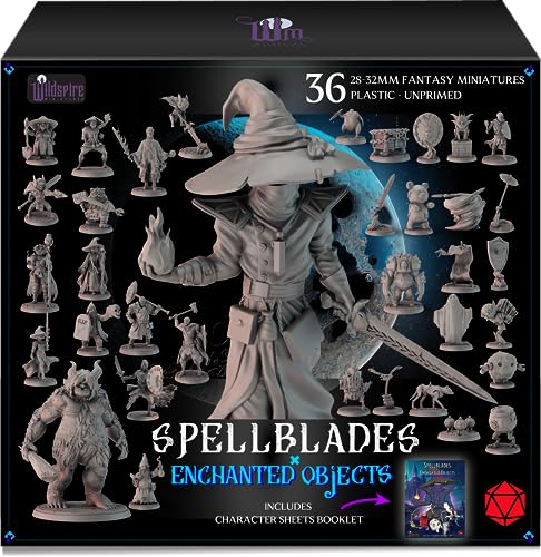 Wildspire Spellblades & Animated Objects Miniaturen für DND, D&D Miniaturen, Dungeons and Dragons Minis Figuren von Wildspire