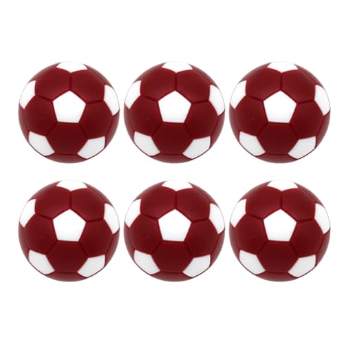 Wilgure 6 Stück Tischfußball Ersatzball Offizieller Tischspielball Offizieller 32-mm Tischfußballball von Wilgure