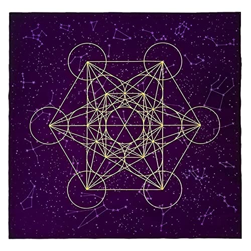 Wilgure Altartuch Tarotkarte Tischservietten Flanell Tarottuch Wahrsagekarte Astrologie Brettspiel Tarot Tischdecke Wandteppich von Wilgure