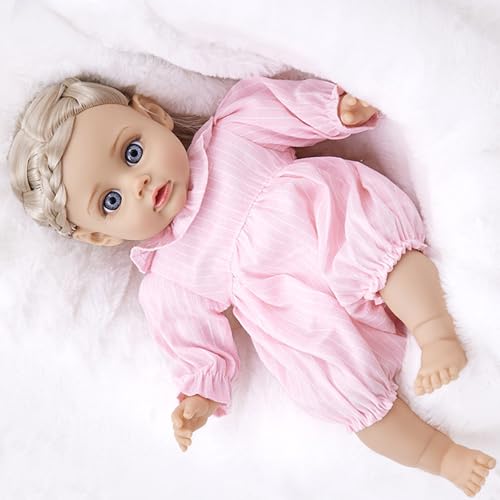 Wilgure Babypuppen Körper Aus Weichen Materialien Mit Pyjama Set In Leuchtenden Farben Und Vanille Duft Für Kinder 18 Monaten von Wilgure