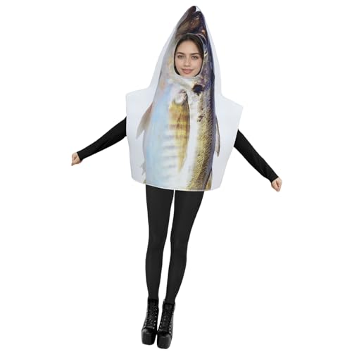 Wilgure Halloween Carnivals Party Kostüm Lustiger Fisch Kreativer Anzug Für Familienaktivitäten Und Themenpartys Erwachsener Fischanzug Lustige Tiere Cosplay Accessoires Wilgure Halloween Carnivals Party Kostüm Lustiger Fisch Kreativer Anzug Für Familienaktivitäten Und Themenpartys Erwachsener Fischanzug Lustige Tiere Cosplay Accessoires von Wilgure