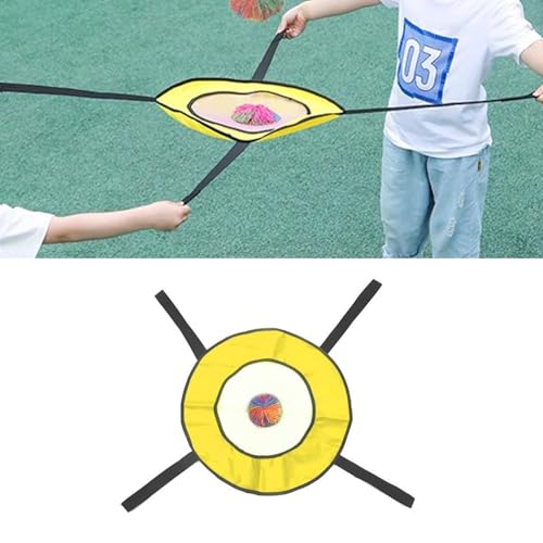 Wilgure Kinder Net Bag Spielzeug Fangen Spiel Rasen Spiel Interaktive Werfen Und Fangen Sport Spielzeug Tailgating Roundnet Spiel Outdoor Bouncy von Wilgure