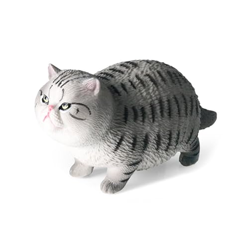 Wilgure Kunststoff Katzen Modell Spielzeug Realistische Katzen Statue Ornament Realistische Tiere Garten Rasen Schöne Katzen Landschaft Liefert von Wilgure