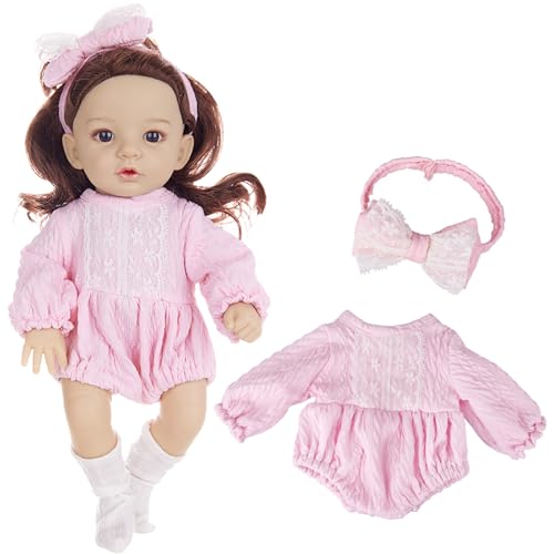 Wilgure Mehrzweck Babyspielpuppen Mit Vanilleduft Und Elegantem Outfit Accessoire Für Kinder 18 Monaten von Wilgure