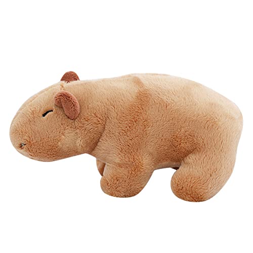 Wilgure Weiches Plüschtier Capybara Gefüllte Baby Schlafpuppe Kinderzimmer Dekoration Couch Schlafzimmer Kuschelkissen Krallenmaschine von Wilgure