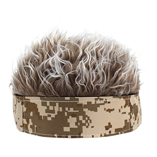 Wilitto Perückenhut, neuartige Haarvisierkappe, verstellbare Baseballmütze, Perücke, Stachelhaar, Unisex, Radfahren, Fahrrad, Kunsthaar, Perücke, Visier, 8 Wilitto Perückenhut, neuartige Haarvisierkappe, verstellbare Baseballmütze, Perücke, Stachelhaar, Unisex, Radfahren, Fahrrad, Kunsthaar, Perücke, Visier, 8 von Wilitto
