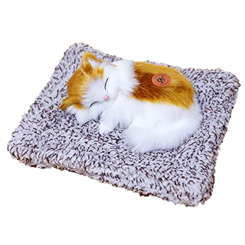 Wilitto Statisches Modell für Kätzchen, Welpen-Modell, niedliches Kätzchen-Ornament, klingendes Tiermodell, Bambuskohle, Auto-Dekoration, D Wilitto Statisches Modell für Kätzchen, Welpen-Modell, niedliches Kätzchen-Ornament, klingendes Tiermodell, Bambuskohle, Auto-Dekoration, D von Wilitto