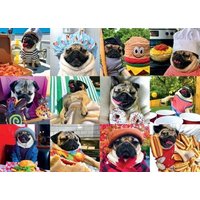 Doug the Pug Pug Life 1000-Piece Puzzle von Willow Creek Press