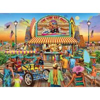 The Surf Cat Grill 1000-Piece Puzzle von Willow Creek Press