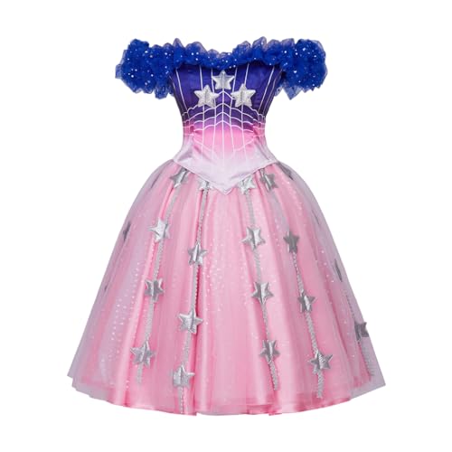 Willyacos Das Phantom der Oper Christine Daae Cosplay Kostüm Musaical Star Princess Kostüm Maskerade Kleid für Damen (Sternkleid, L) von Willyacos