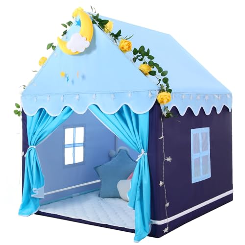 Wilwolfer Kids Play House Kinder Spielzelt mit Matte für Kleinkinder: Großes Spielhaus für Mädchen und Jungen - Ideal für Indoor und Outdoor Spielspaß Wilwolfer Kids Play House Kinder Spielzelt mit Matte für Kleinkinder: Großes Spielhaus für Mädchen und Jungen - Ideal für Indoor und Outdoor Spielspaß von Wilwolfer