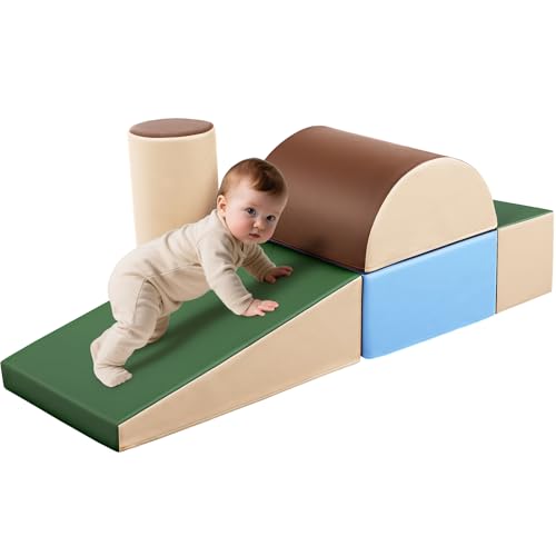 Wilwolfer Schaumstoff Bausteine Kinder Klettern: 5 Softbausteine Riesenbausteine Spielbausteine - Indoor Weiche Bausteine Baby Montessori Großbausteine Kletterspielzeug Wilwolfer Schaumstoff Bausteine Kinder Klettern: 5 Softbausteine Riesenbausteine Spielbausteine - Indoor Weiche Bausteine Baby Montessori Großbausteine Kletterspielzeug von Wilwolfer