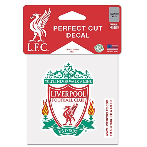 MLS Liverpool FC 4x4 Perfect Cut Farbaufkleber, Einheitsgröße, Teamfarbe von Wincraft