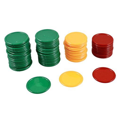 Winbowel Rot Gelb Gruen Runde Form Mini Poker Chips Gluecklich Spiel Requisiten von Winbowel