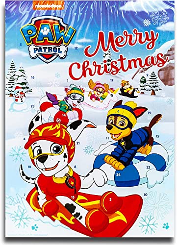 PAW Patrol (C) Schokoladen Adventskalender Vollmilch Schoko Weihnachts Kalender von Windel