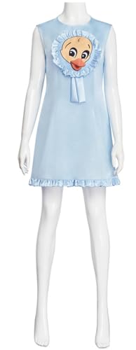 Windskids Cry Baby Kostüm Damen Cosplay Cry Baby Blau Kleid für Halloween Weihnachten Karneval Party Geburtstag Maskerade Performance Verkleidung von Windskids