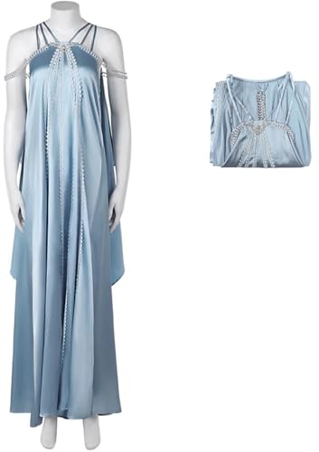 Windskids Damen Padmé Amidala Kostüm Blau Lange Königin Padmé Amidala Abendkleid für Fancy Dress Up Halloween Weihnachten Karneval Party Geburtstag Maskerade Hochzeit Ballkleid Verkleidung Windskids Damen Padmé Amidala Kostüm Blau Lange Königin Padmé Amidala Abendkleid für Fancy Dress Up Halloween Weihnachten Karneval Party Geburtstag Maskerade Hochzeit Ballkleid Verkleidung von Windskids