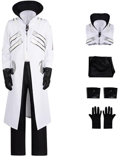 Windskids Dr Eggman Kostüm Herren Cosplay Wissenschaftlerin Ivo Robotnik Uniform Weiß Jacke und Hose Gürtel Handgelenk Set für Halloween Karneval Party Geburtstag Maskerade Performance Verkleidung Windskids Dr Eggman Kostüm Herren Cosplay Wissenschaftlerin Ivo Robotnik Uniform Weiß Jacke und Hose Gürtel Handgelenk Set für Halloween Karneval Party Geburtstag Maskerade Performance Verkleidung von Windskids