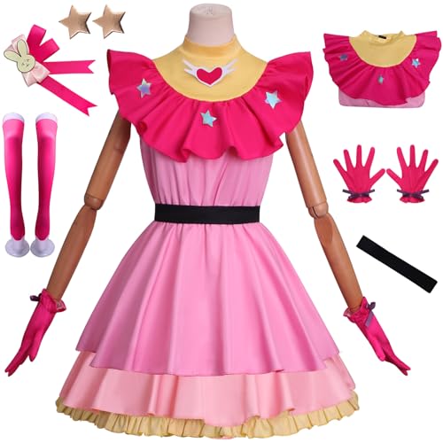 Windskids Mädchen Hoshino Ai Kostüm Fasching Cosplay Oshi no ko Hoshino Ai Bühnenshow Anime Uniform mit Zubehör für Fancy Dress Up Halloween Weihnachten Karneval Party Geburtstag Maskerade Verkleidung Windskids Mädchen Hoshino Ai Kostüm Fasching Cosplay Oshi no ko Hoshino Ai Bühnenshow Anime Uniform mit Zubehör für Fancy Dress Up Halloween Weihnachten Karneval Party Geburtstag Maskerade Verkleidung von Windskids