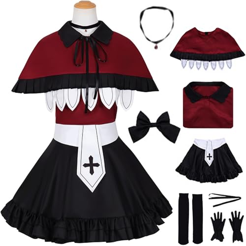 Windskids Mädchen Ruby Kostüm Fasching Cosplay Oshi no ko 2 Hoshino Ruby Bühnenshow Anime Uniform mit Zubehör Set für Fancy Dress Up Halloween Karneval Party Geburtstag Maskerade Verkleidung Windskids Mädchen Ruby Kostüm Fasching Cosplay Oshi no ko 2 Hoshino Ruby Bühnenshow Anime Uniform mit Zubehör Set für Fancy Dress Up Halloween Karneval Party Geburtstag Maskerade Verkleidung von Windskids
