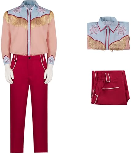 Windskids Marty Kostüm Herren Cosplay Film Marty McFly Vintage Cowboys Hemd und Hose für Halloween Karneval Party Geburtstag Maskerade Performance Verkleidung DramaKostüm Windskids Marty Kostüm Herren Cosplay Film Marty McFly Vintage Cowboys Hemd und Hose für Halloween Karneval Party Geburtstag Maskerade Performance Verkleidung DramaKostüm von Windskids