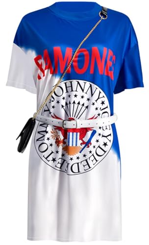 Windskids Noah Kostüm Damen Cosplay Movie Noah Uniform Drucke T-Shirt mit Gürtel Tasche Set für Fancy Dress Up Halloween Karneval Party Geburtstag Maskerade Performance Verkleidung, Weiß Windskids Noah Kostüm Damen Cosplay Movie Noah Uniform Drucke T-Shirt mit Gürtel Tasche Set für Fancy Dress Up Halloween Karneval Party Geburtstag Maskerade Performance Verkleidung, Weiß von Windskids