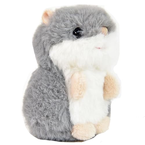 Kögler Flauschige Hamster Plüschtier Stofftier Schmusetier Kuscheltier 10 cm Grau von Winfried Kögler GmbH