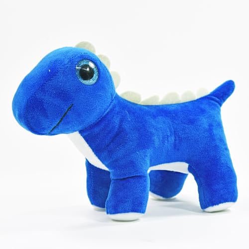 Kögler Plüsch Dino Dinosaurier Kuscheltier Schmusetier Glitzeraugen 27 cm Blau von Winfried Kögler GmbH