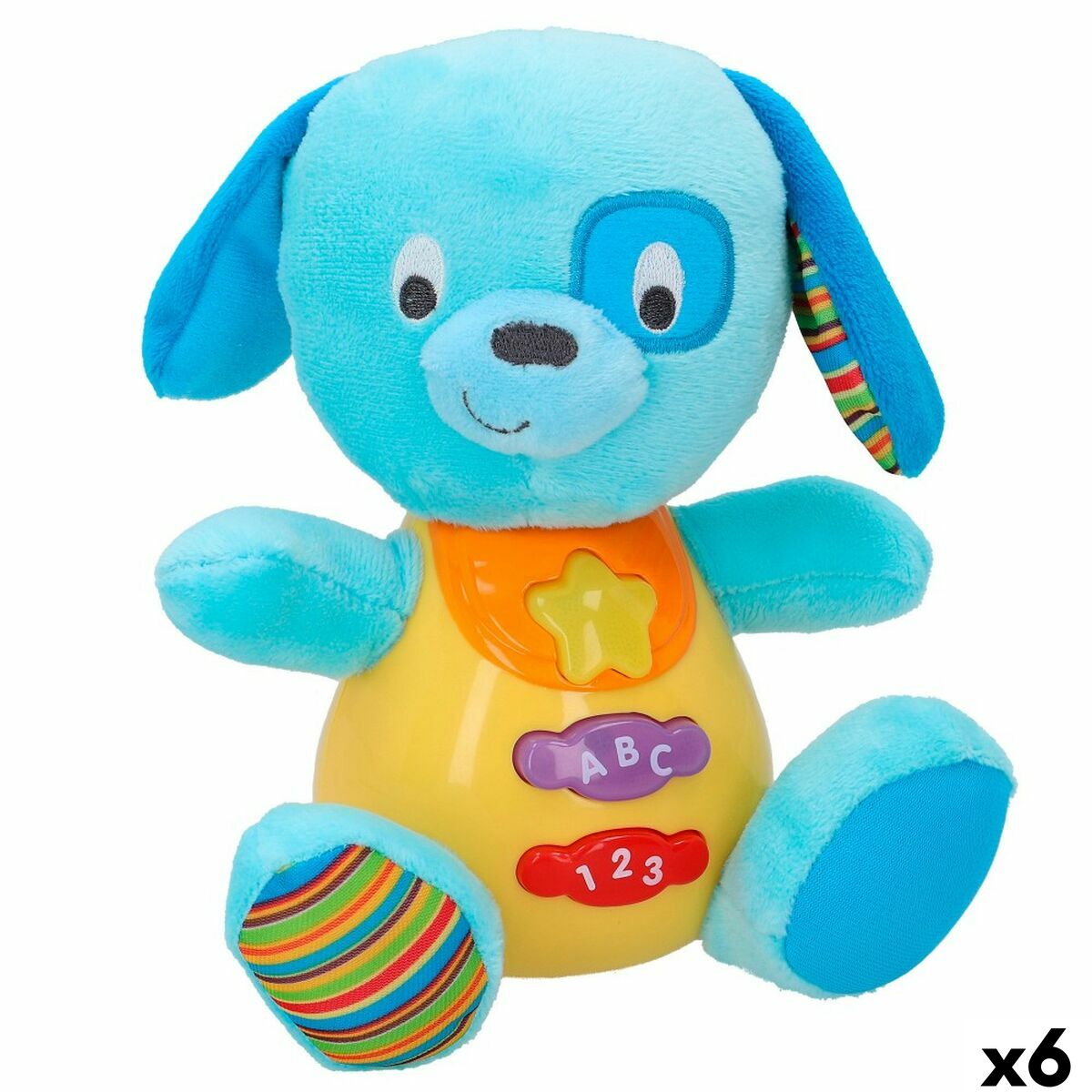 Soft toy with sounds Winfun Dog 15,5 x 16,5 x 11,5 cm (6 Units) von Winfun