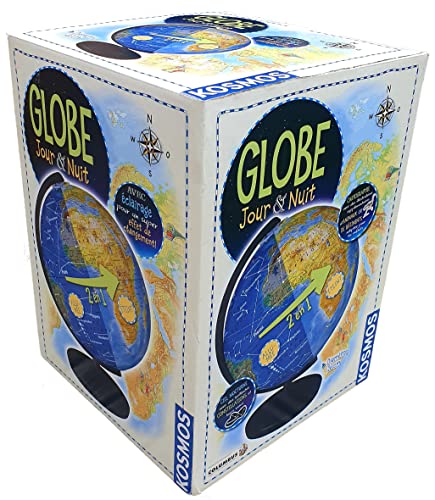 Wingames 673109 Globus, beleuchtet, Tag & Nacht, 26 cm, mehrfarbig von Win Games