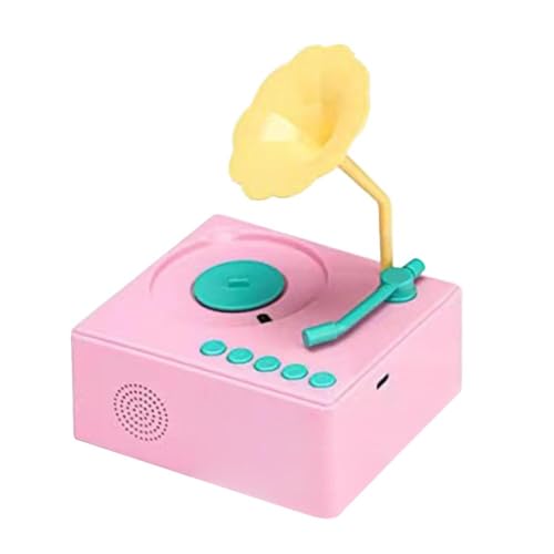 Grammophon für Kinder mit 96 Karten, Phonograph, Musikspieler, Geschenk, für Mädchen, Kleinkinder, Kindheitsspielzeug, frühe Jungen von Winkeabuy