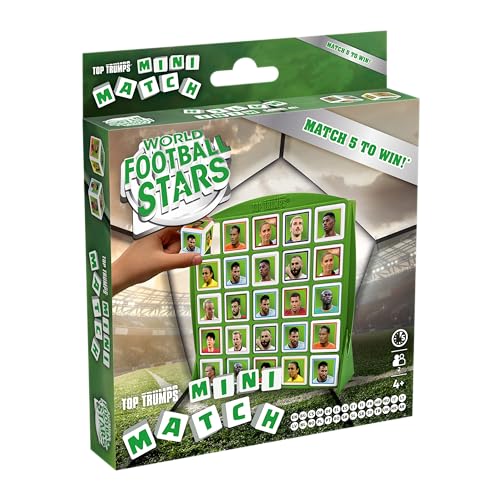 Winning Moves - Mini Match - Weltfußballstars - Reisespiel - Alter 4+ - Multilingual von Winning Moves