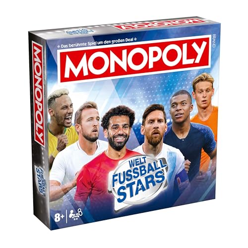 Winning Moves Monopoly Weltfussball Stars - Brettspiele für Freunde - Gesellschaftsspiele Fussball Edition - 2-6 Spieler Spiele ab 8 Jahren Winning Moves Monopoly Weltfussball Stars - Brettspiele für Freunde - Gesellschaftsspiele Fussball Edition - 2-6 Spieler Spiele ab 8 Jahren von Winning Moves
