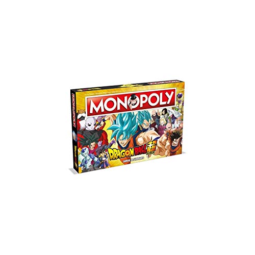 Winning Moves Monopoly Dragon Ball Super auf Französisch – Brettspiel 8+ – Gesellschaftsspiel für 2 bis 6 Spieler – Gesellschaftsspiele für Familie auf Französisch von Winning Moves