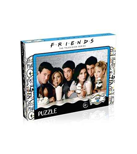 Winning Moves 5036905039604 Friends Puzzle Freunde Milkshake 1000 Teile, Mehrfarbig, WM00377-ML1-6 von Top Trumps